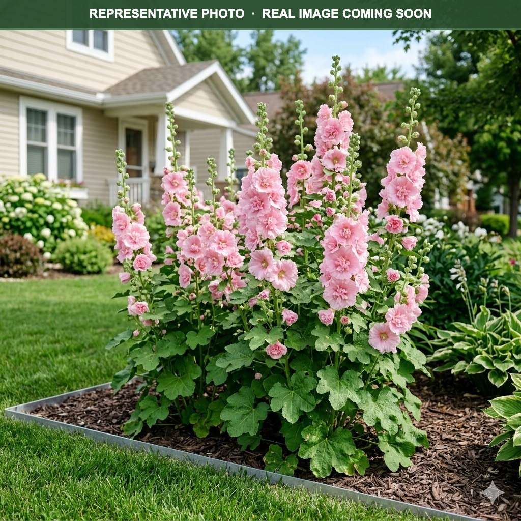 Spring Celebrities Pink Hollyhock | Three Timbers MN – Three
