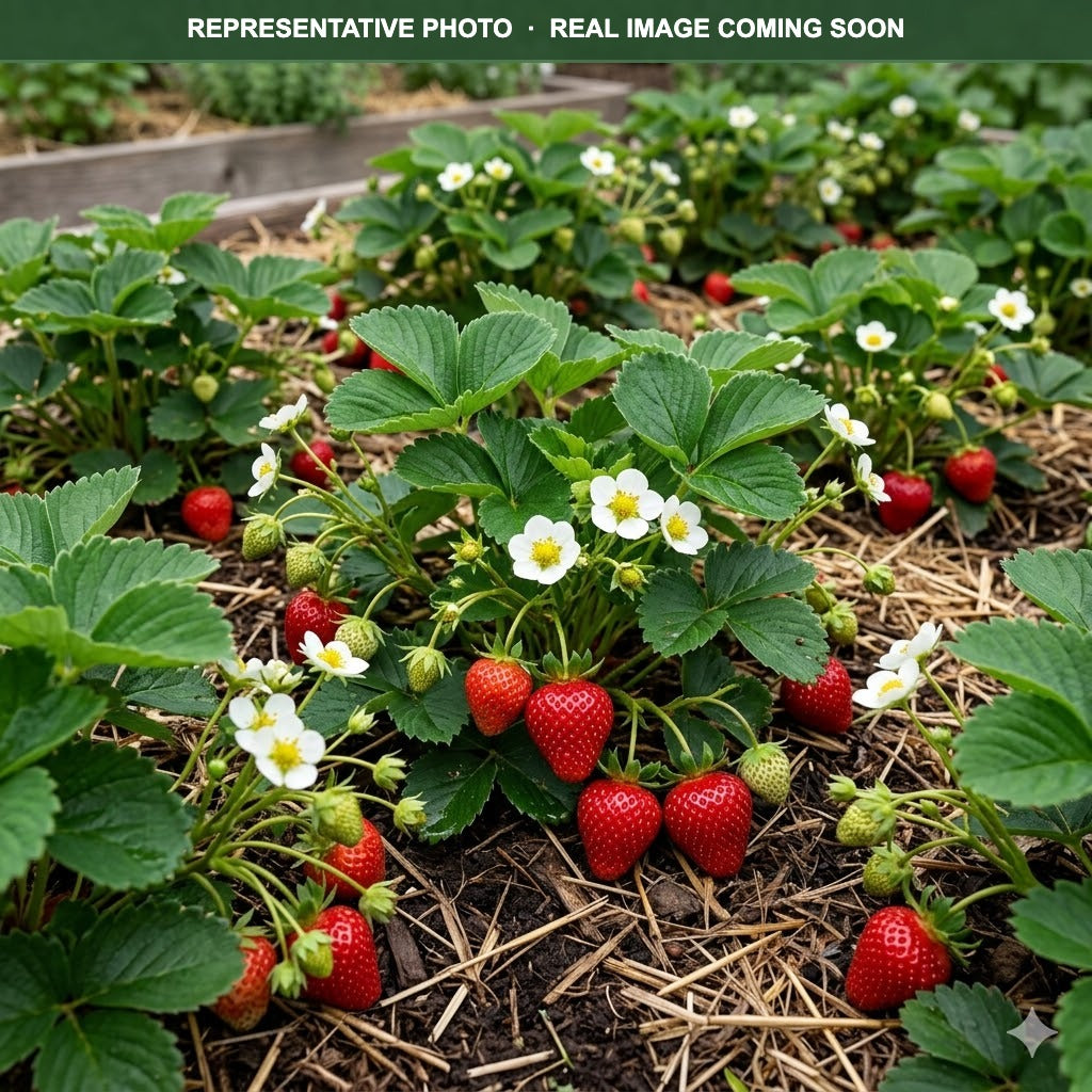 Eversweet Strawberry plants (Fragaria × ananassa) — St. Paul, MN