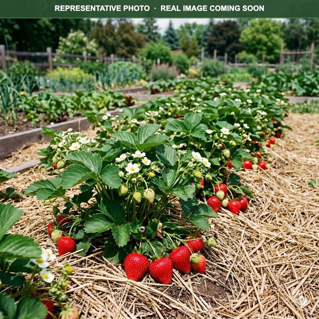 Honeoye Strawberry plants (Fragaria × ananassa) — Maple Grove, MN