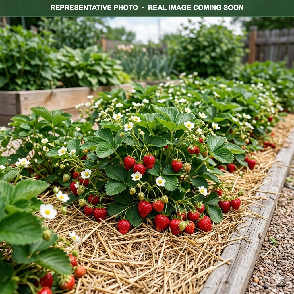 Jewel Strawberry plants (Fragaria × ananassa) — Edina, MN