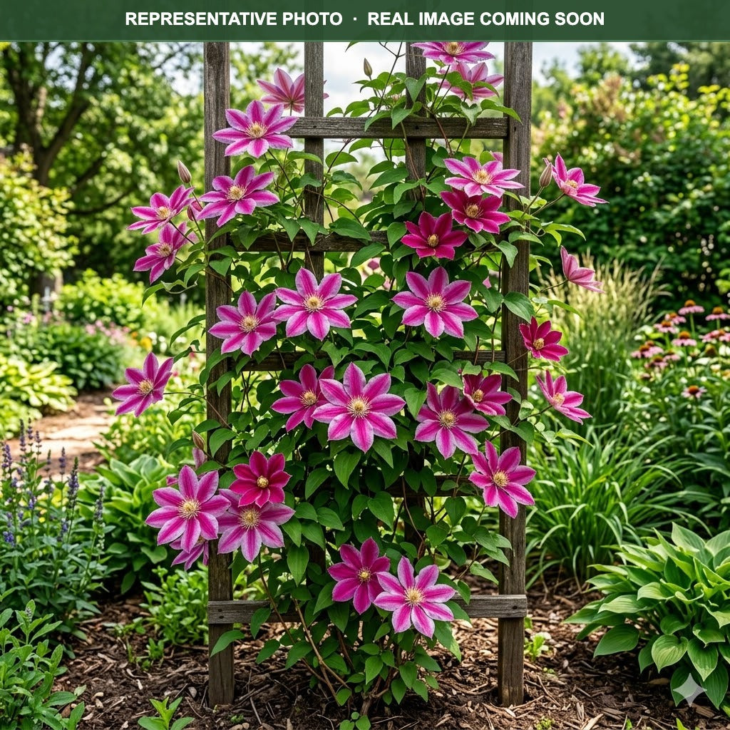 Pink Champagne Clematis (Clematis) — Bloomington, MN