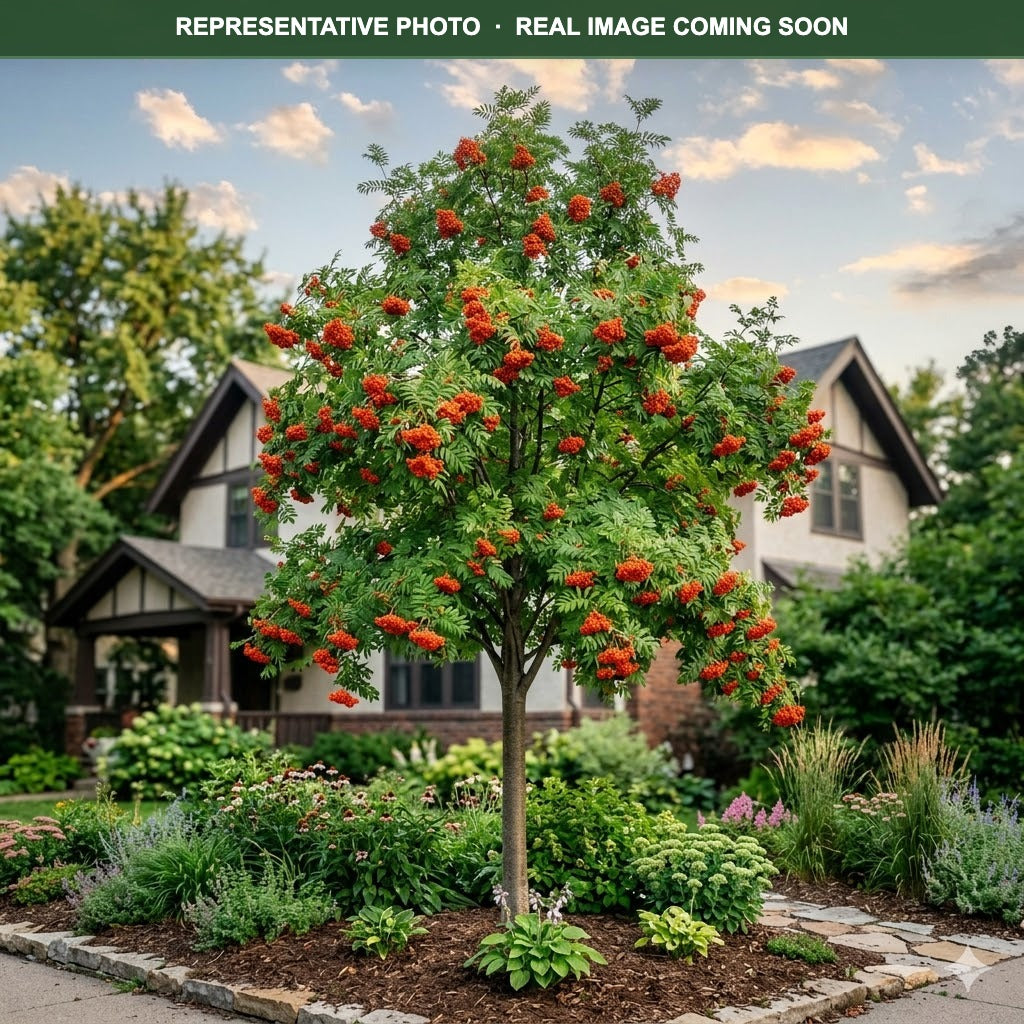 Showy Mountain Ash (Sorbus decora) — Eden Prairie, MN